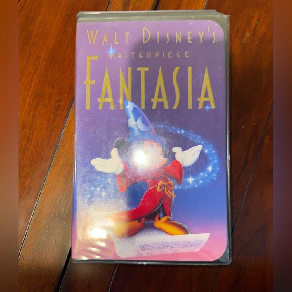Walt Disney's Fantasia VHS with Purple Cover